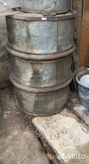 Оцинкованная бочка
