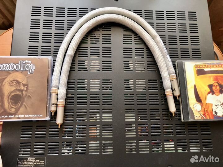 Серебряный кабель RCA Handmade X