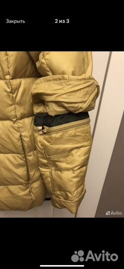 Зимний пуховик пух перо