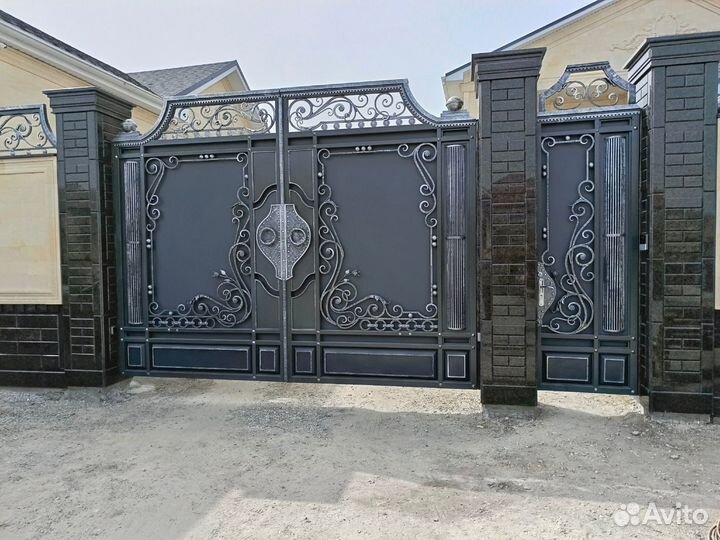 Кованые вороты и калитки