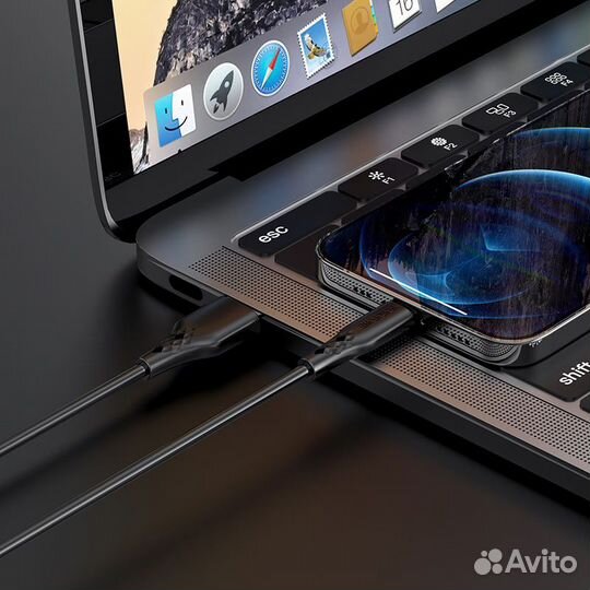 Кабель borofone Lighting BX-48 1m Black