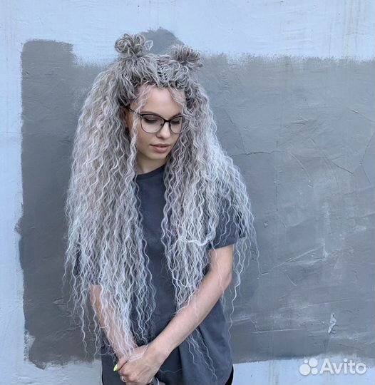 Афрокосы,афрокудри,дредокудри,афрохвост, водопад