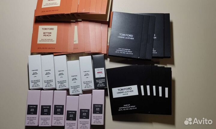 Пробники mancera, atelier cologne, Tom ford