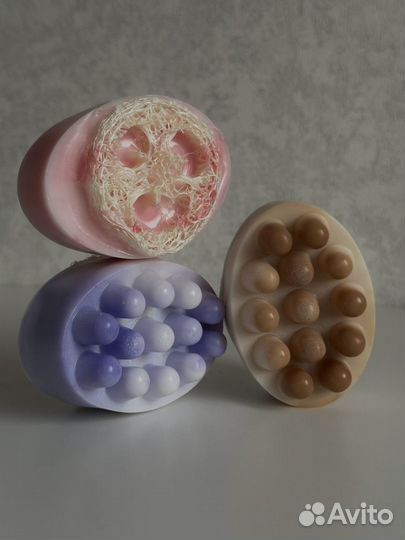 Массажное мыло с люфой