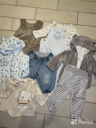 Вещи на мальчика с 1 месяца