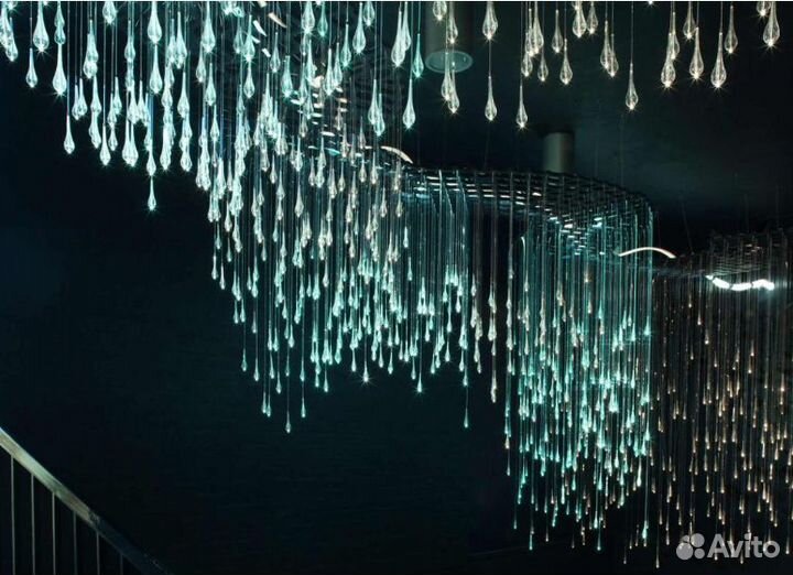 Оптоволоконная люстра optic light