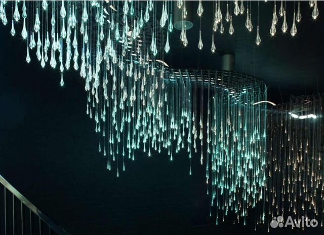 Оптоволоконная люстра optic light