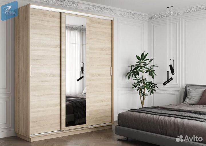 Шкаф-купе Симпл 3-дверный