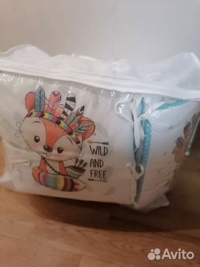 Бортики в детскую кроватку