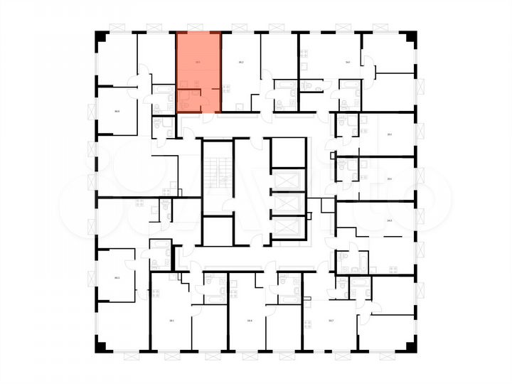 Квартира-студия, 20,1 м², 21/24 эт.