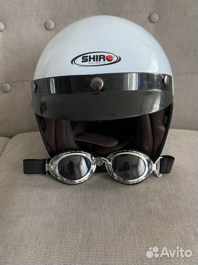 Шлем Детский Утепленный с очками