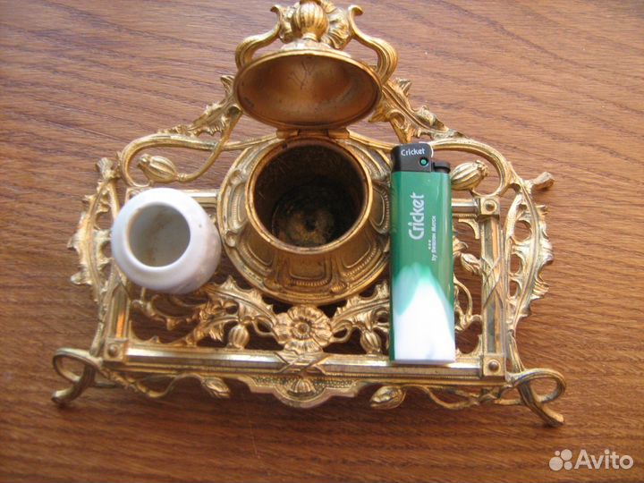 Чернильный прибор антиквариат бронза