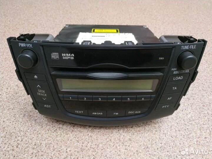 Штатная магнитола toyota rav4 (2006-2012 год)
