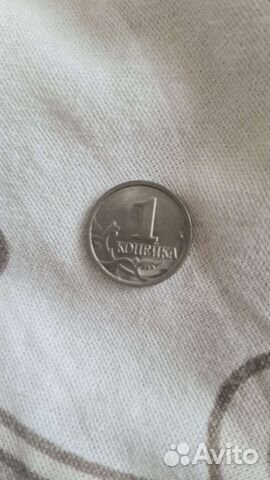 Монета 1 копейка 2003г
