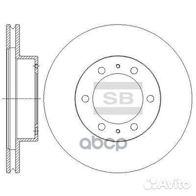 Диск тормозной toyota land cruiser prado 09