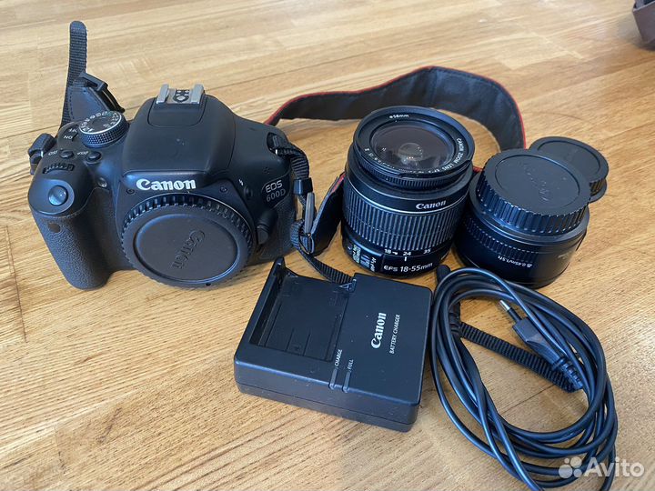 Зеркальный фотоаппарат canon 600d