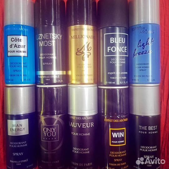 Дезодоранты новая заря муж/жен