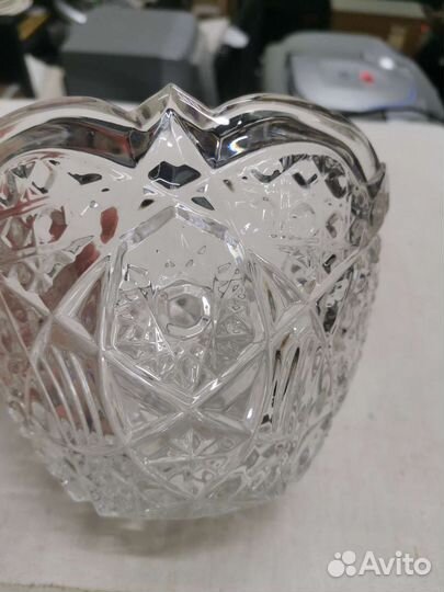 Конфетница салатница Хрусталь СССР (Ч)