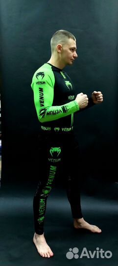 Комплект: рашгард + компрессионные штаны venum