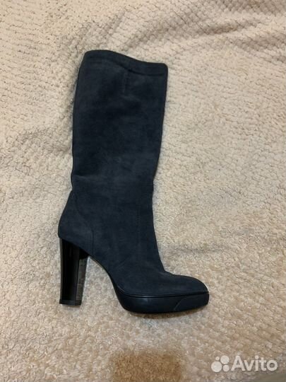 Сапоги осень весна женские 39 натуральная кожа