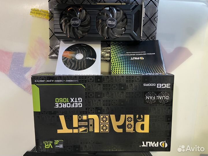 Видеокарта palit gtx 1060 3gb dual
