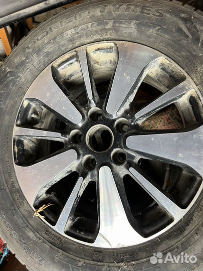 Диски K&K кс688 6.5x16 5x114.3 Алмаз черный