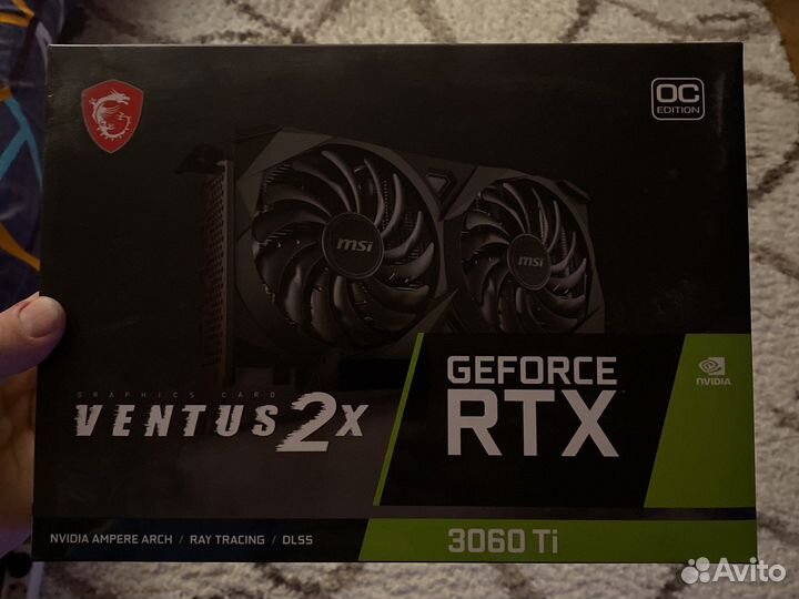 Видеокарта rtx 3060ti msi