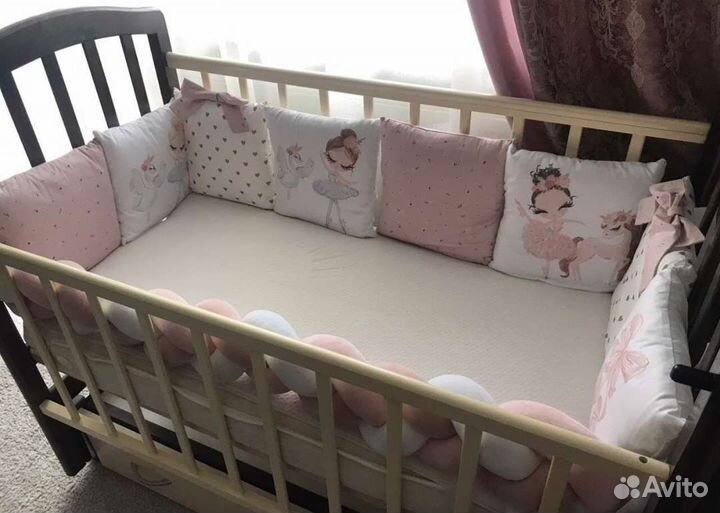 Бортик косичка на 1 сторону