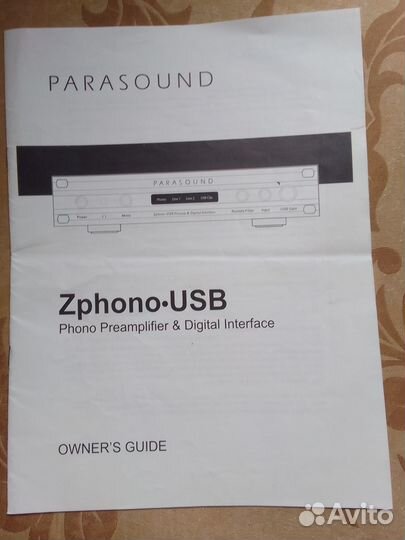 Parasound zphono-usb