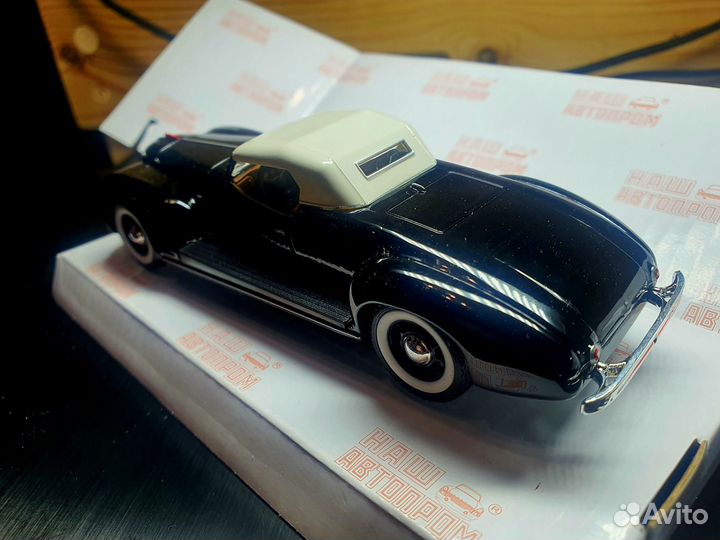 Модель автомобиля зис 101А Спорт Масштаб 1:43