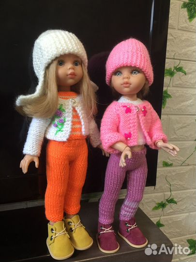 Вязаная одежда для кукол 32 см