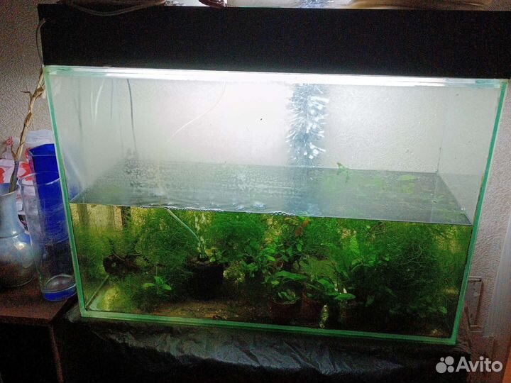 Аквариум с крышкой подсветкой