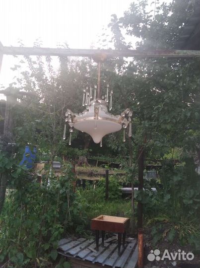 Люстра невеста винтаж