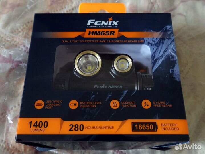 Fenix HM65R Raptor, фонарь LED, новый