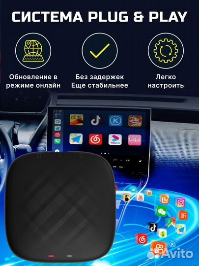 Беспроводной адаптер carplay