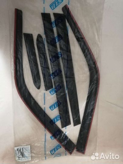 Накладные дефлекторы на Шевроле Нива 6 частей