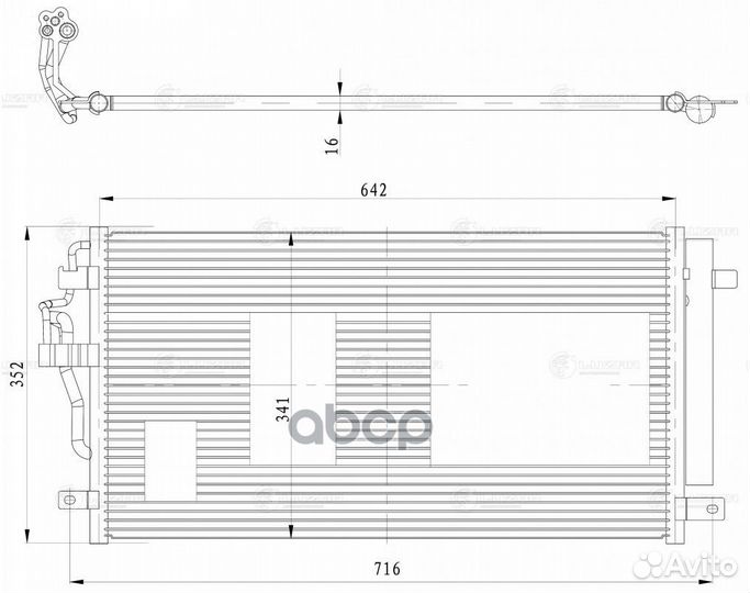 Радиатор кондиц. для а/м Geely Coolray (19) 1.5T