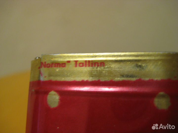 Банка жестяная квадратная для специй / Эстония