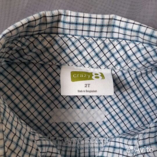Рубашка для мальчика (США) 92