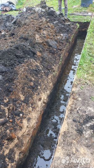 Копка траншей в ручную