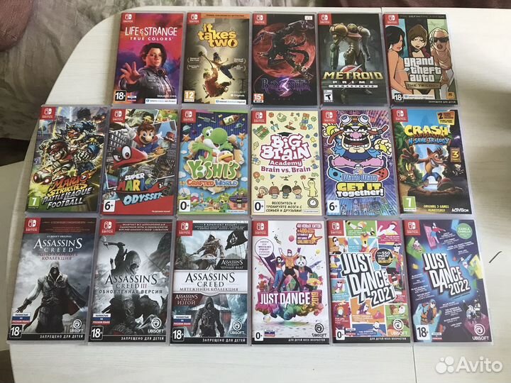 Nintendo switch коллекция игр