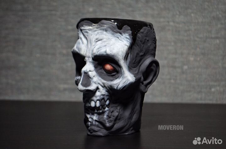 Кружка зомби череп (каратель) керамика