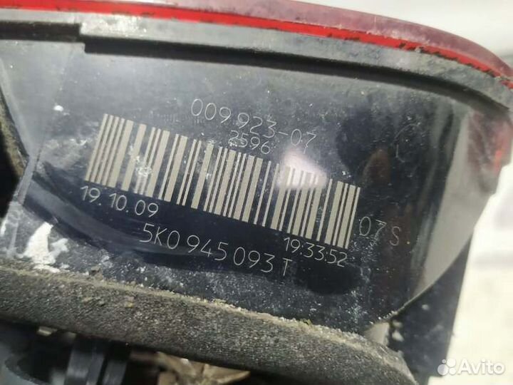 Фонари задние Volkswagen Golf Gti VI 2.0 CCZ 2010