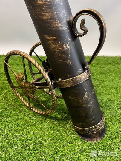 Подставка кованая под шампура Пушка»