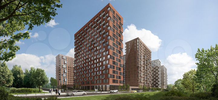 1-к. квартира, 36,3 м², 6/17 эт.