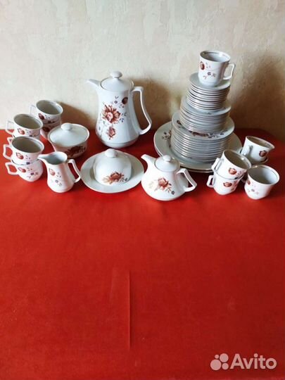 Чайно кофейный сервиз фарфор Германии