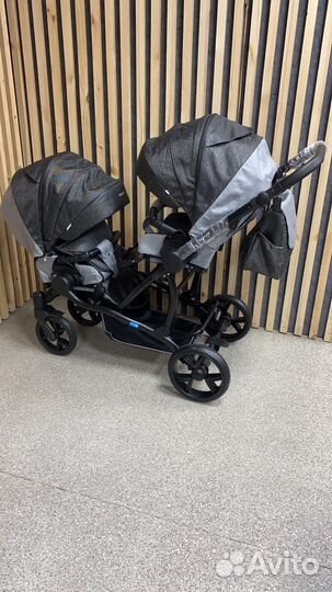 Коляска для двойни с рождения и до 3-х лет