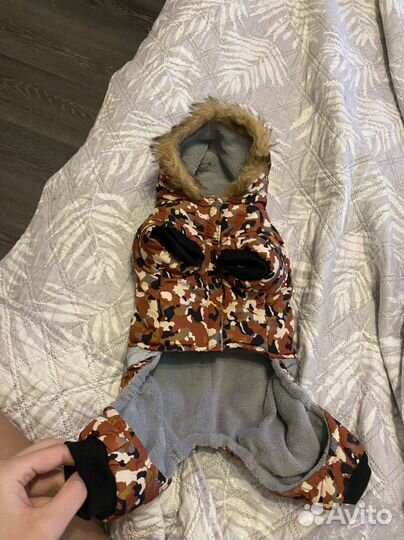 Комьинезон для собаки зимний новый