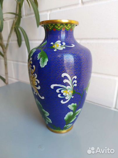 Ваза китай клуазоне 50-60г