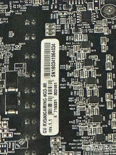 Видеокарта rx580 8gb